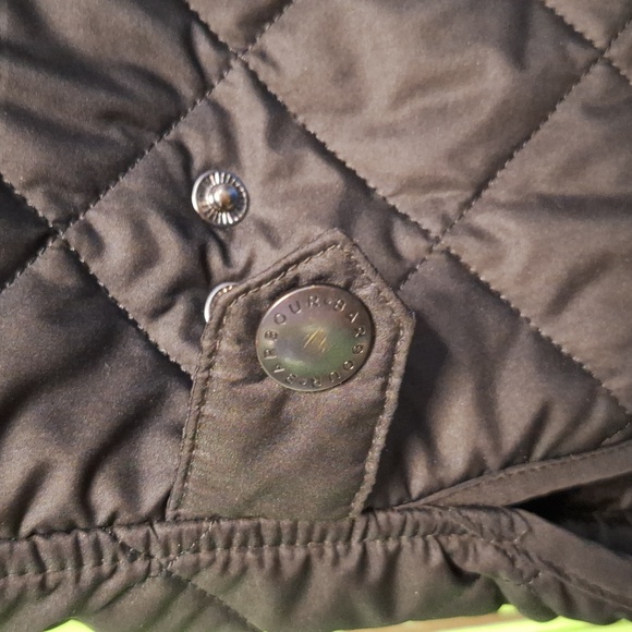 Barbour Black Quilted Vest Size L - Picture 6 of 7